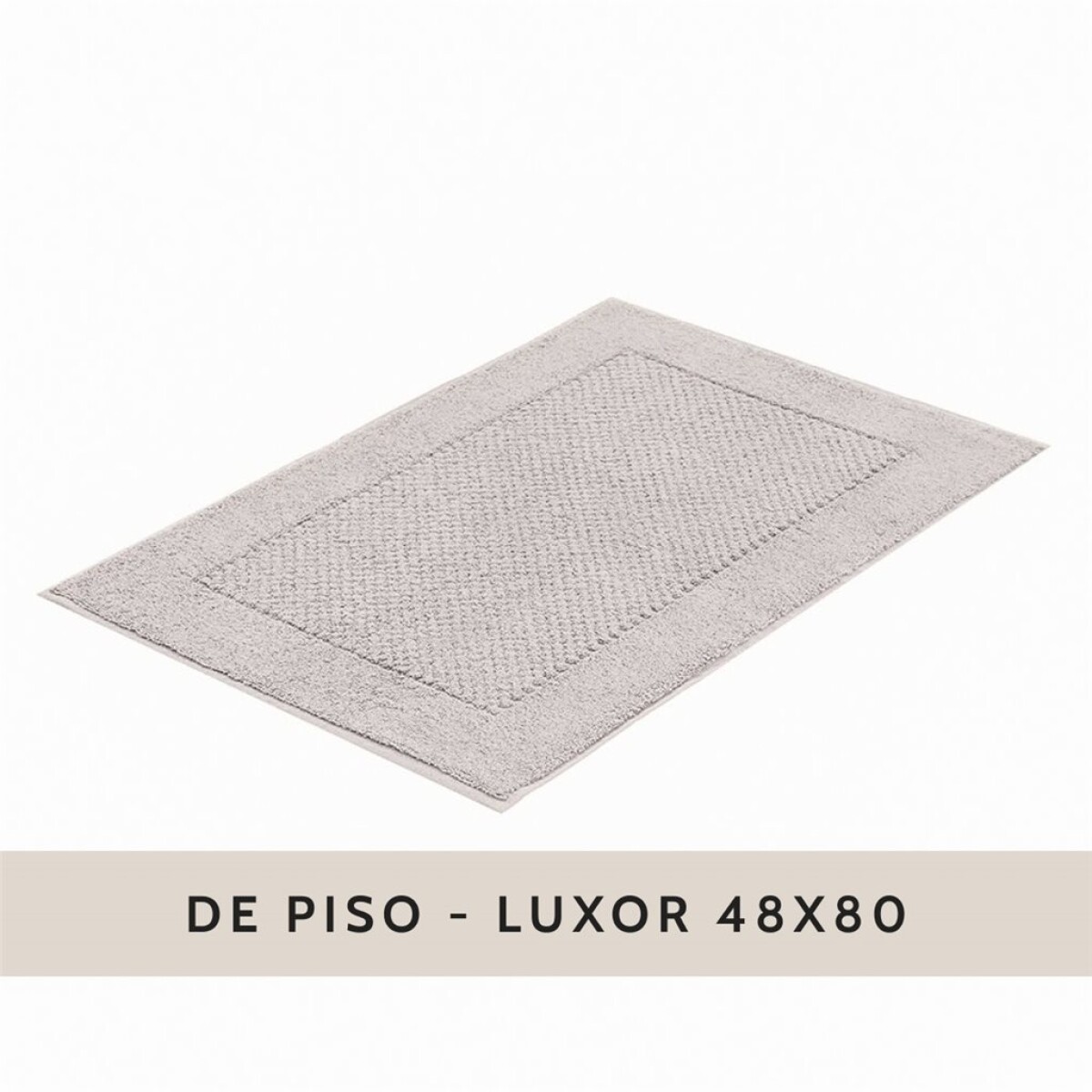 TOALLA P/PIES LUXOR BUDDEMEYER - 1100 G/M2 - 1979 / BEIGE - 48X80 