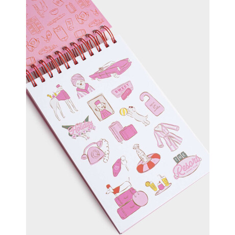 Memo Espiralado Enjoy Your Stay Rosa Claro