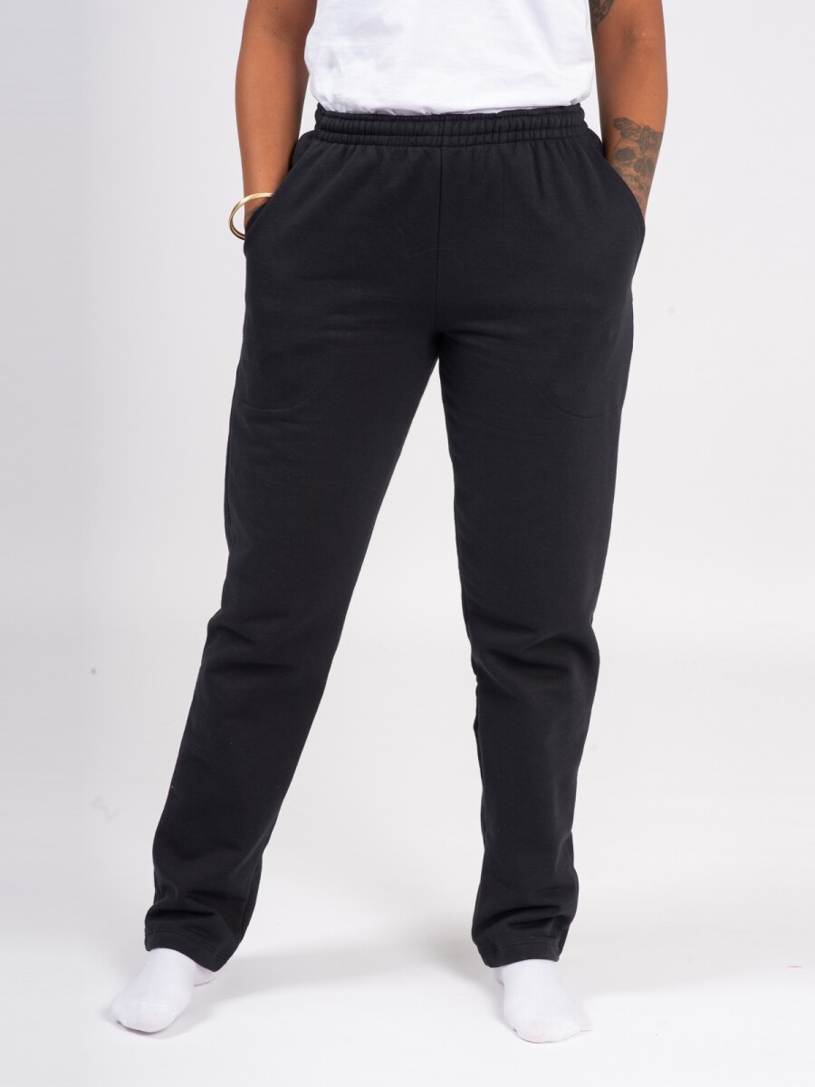 PANTALÓN DEPORTIVO ADULTO UNISSEX - NEGRO — Hering