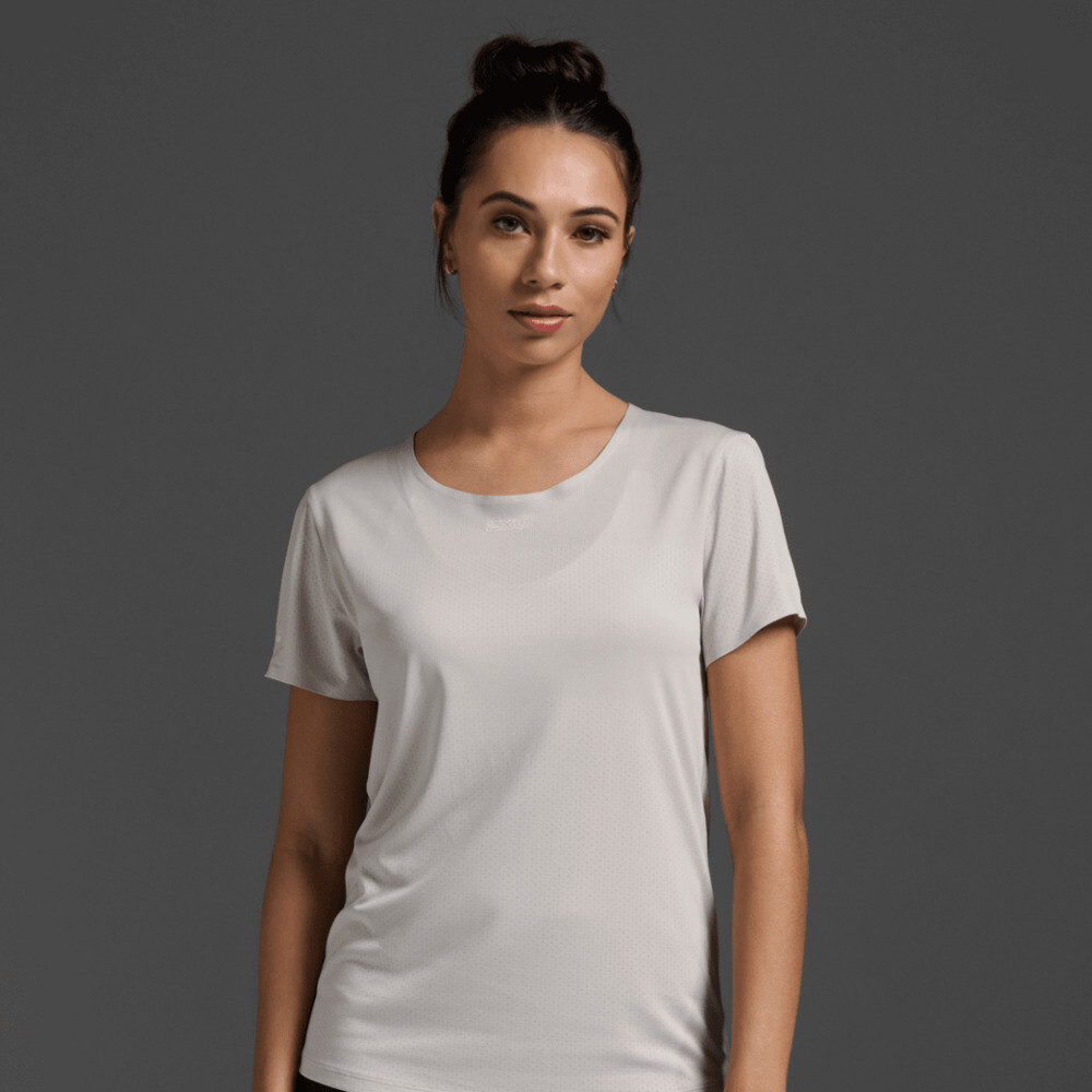 Light Speed Tech Tee - Mujer Moon/white Reflective