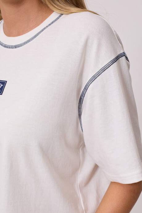 T-SHIRT RUTSU RUSTY Blanco