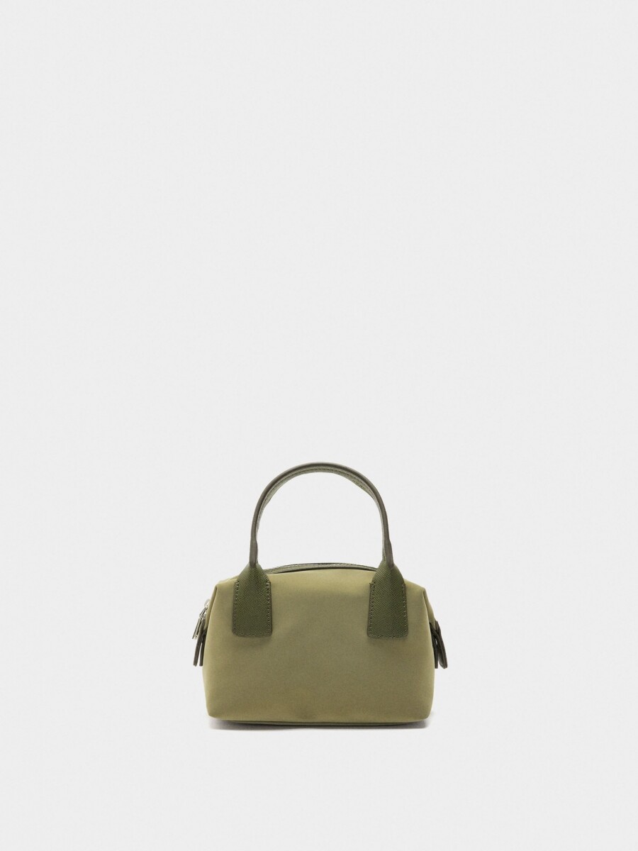 Bolso De Mano De Textura Suave caqui