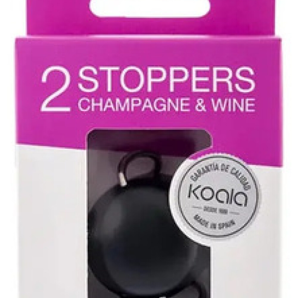 Tapón champagne negro KOALA Tapón champagne negro KOALA