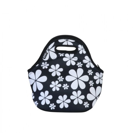 Lunchera Neopreno brio White flowers