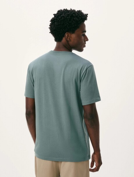 CAMISETA BÁSICA MANGA CORTA VERDE