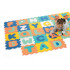 Alfombra Goma Eva Piso Encastrable Letras Infantil X26 Ludi Color Naranja