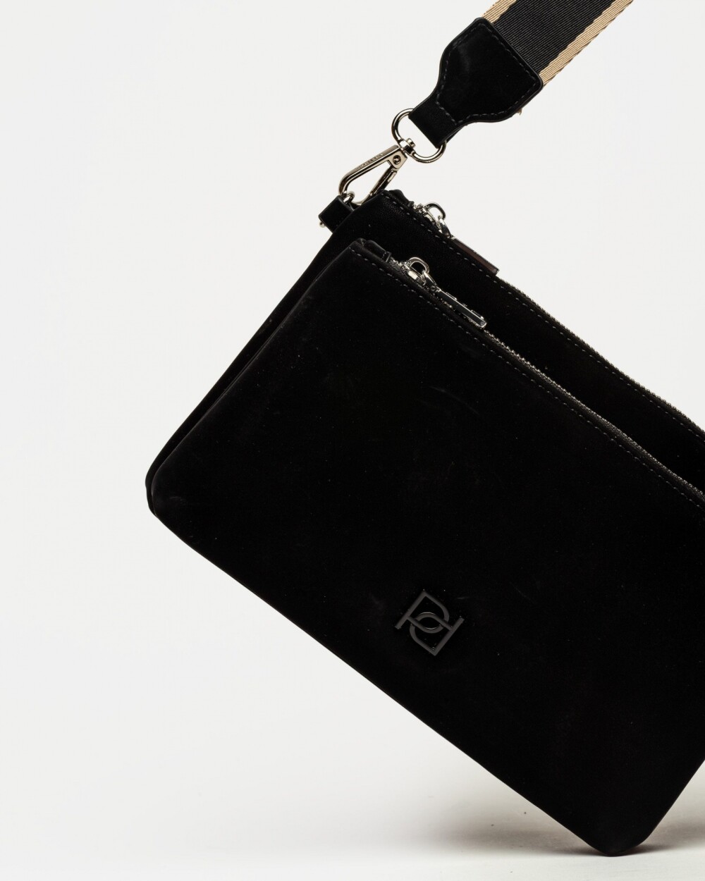 Bandolera Lily en gomato Negro