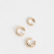 Bijou Cuff De metal Set De Earcuff De Metal Dorado - Dorado