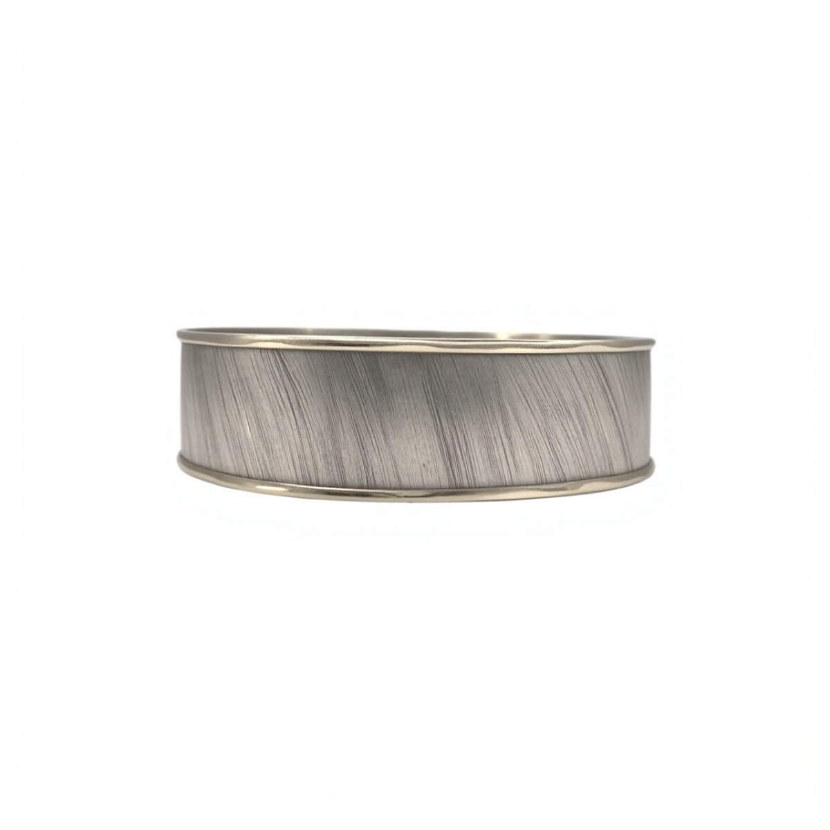 Esclava rayada con borde ancha-Plata y Oro-Sin piedra-ES5012 - sinpiedra 
