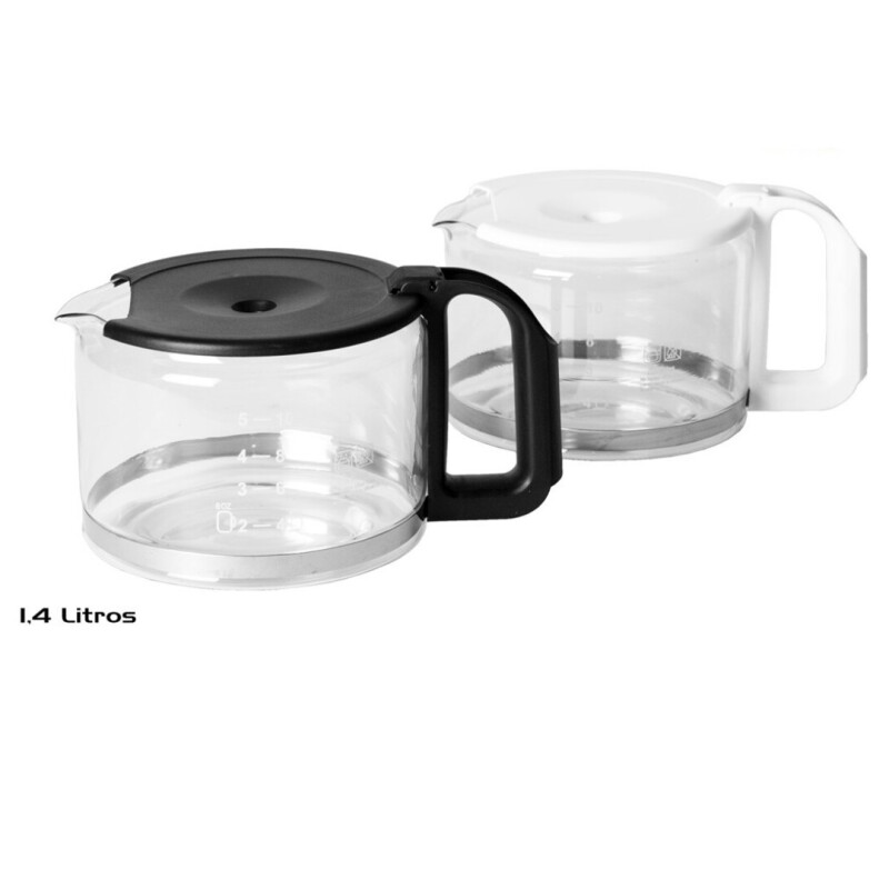 Jarra para Cafetera de Cristal con Tapa y Asa 1,5 Litros GE JARRA CAFE 1.5L 021 CRISTAL