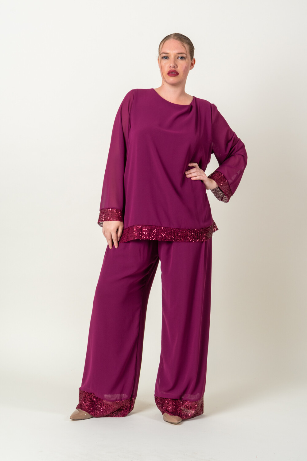 PANTALON ANYA Magenta