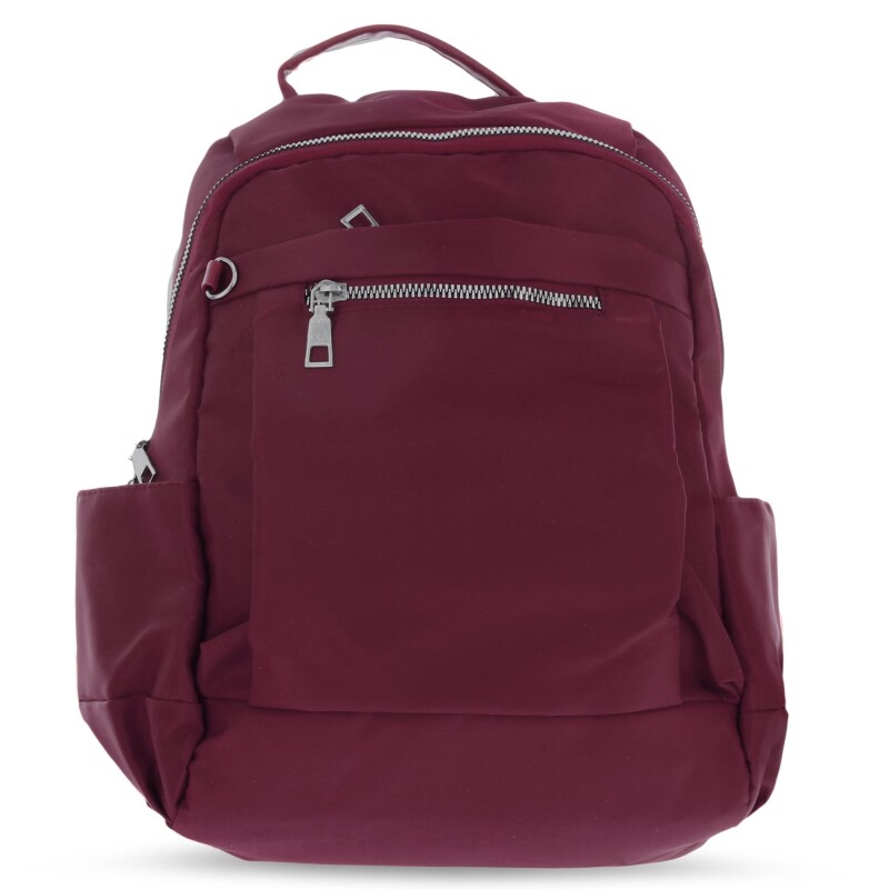 Mochila Miss Carol con cierres metalicos AZURITA Rojo