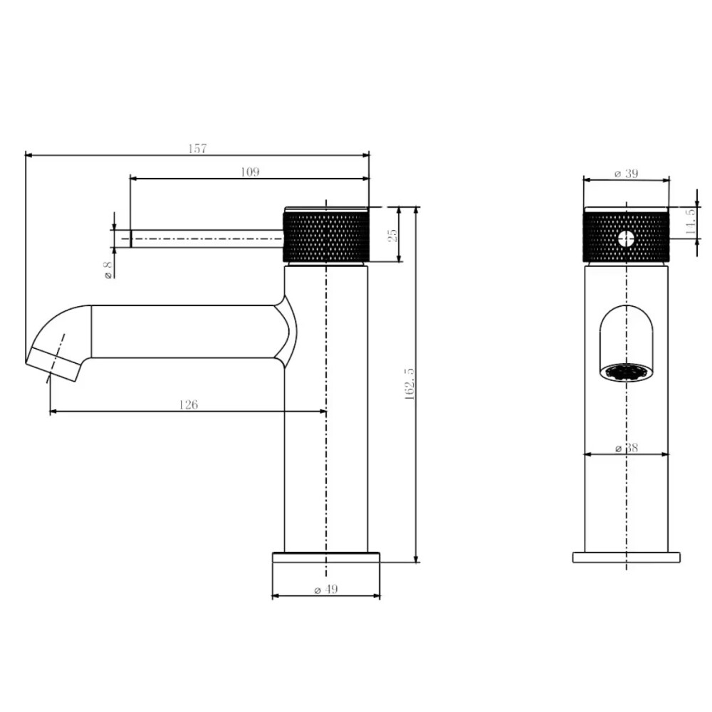 Grifería de lavatorio Monocomando bajo de mesada grafito volante labrado Grifería De Lavatorio Monocomando Bajo De Mesada Grafito Volante Labrado