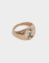 Anillos Medianos y Grandes Con flores Anillo Con Flores - Dorado