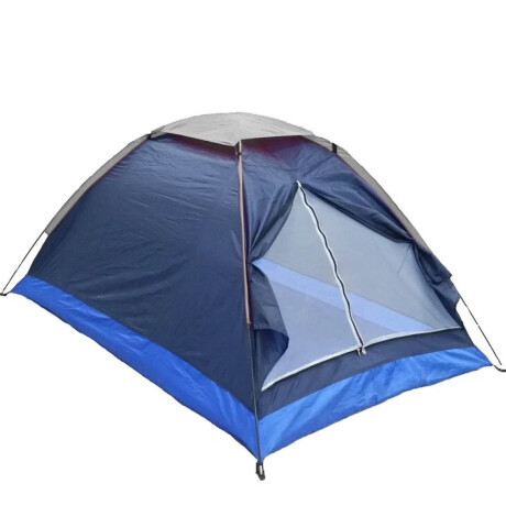 Carpa Iglú 2 Personas P/ Camping 2.00x1.45m + Bolso Azul