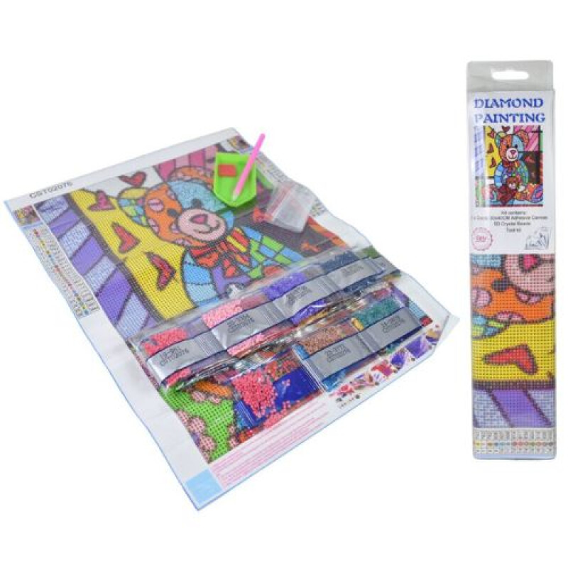 Kit tapiz diamond painting Osito