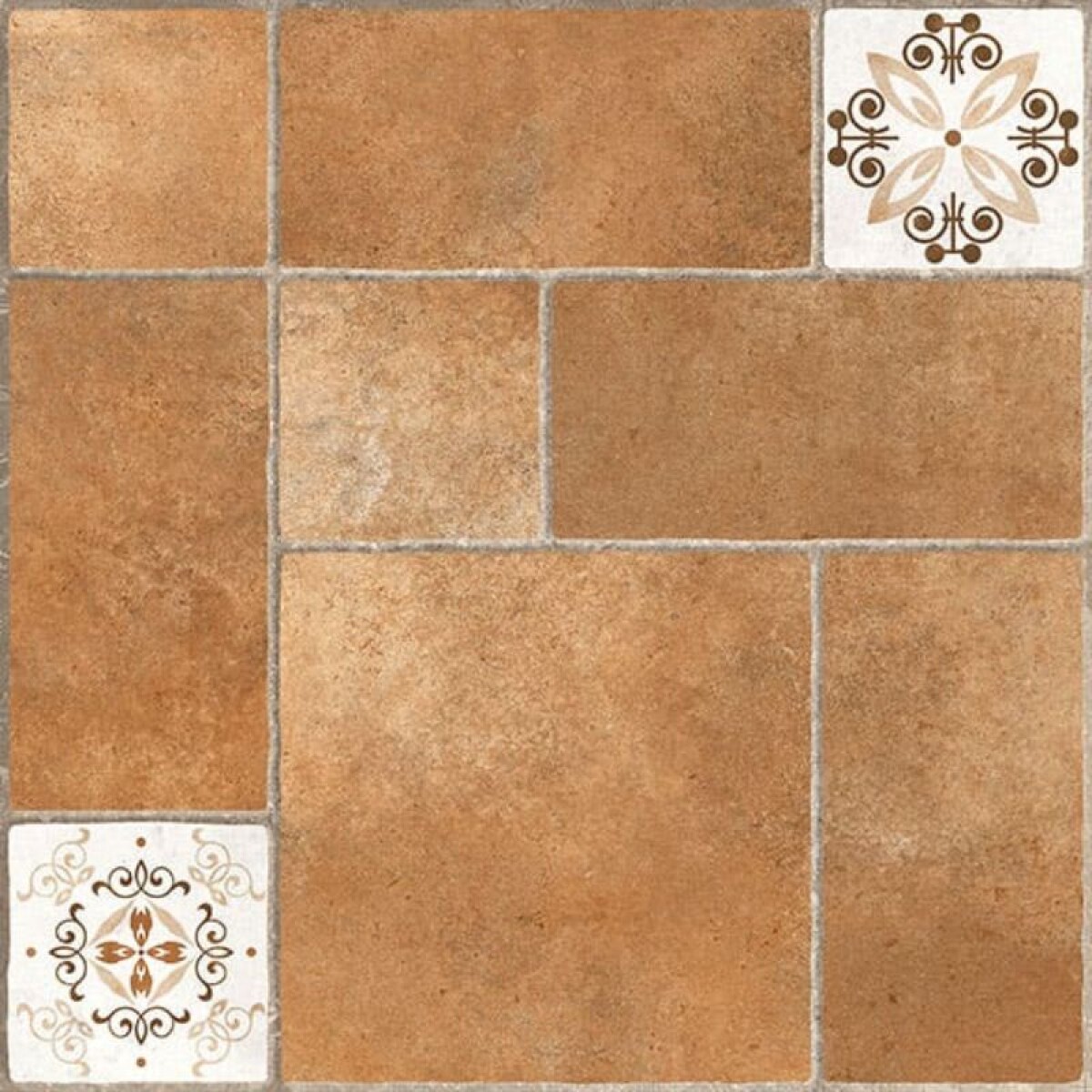 CERAMICA 50 X 50 GRECIA MARRON HD 