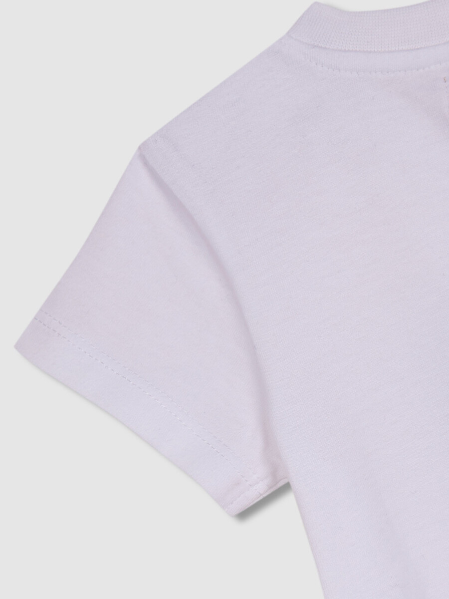 Camiseta Print Waves Blanco