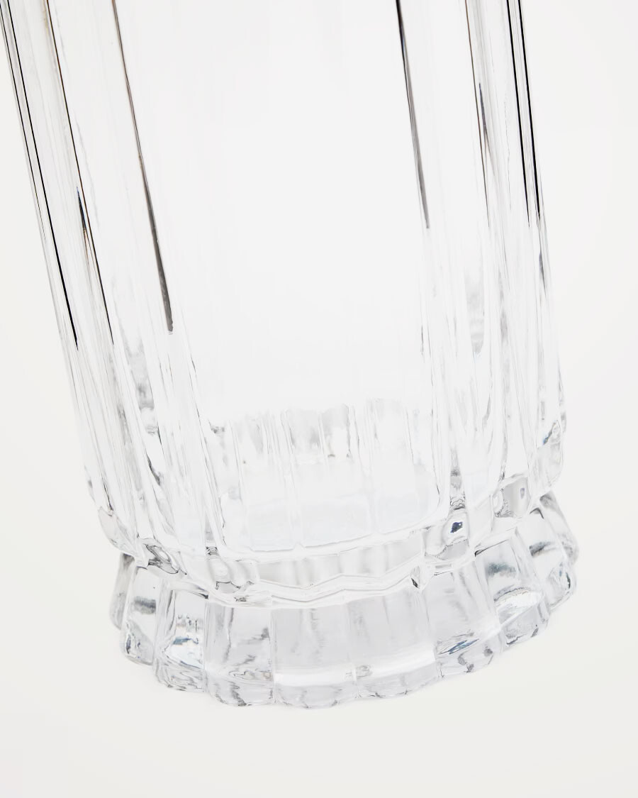 Jarrón Neblan de vidrio transparente 30 cm Jarrón Neblan de vidrio transparente 30 cm