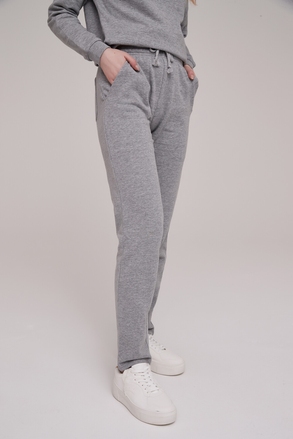 Pantalon Mixtinv Gris Melange Medio