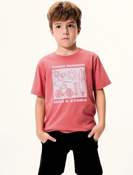 CAMISETA INFANTIL CON ESTAMPA T-SHIRT MM MASC