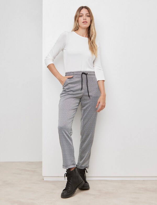 Pantalon Gales NEGRO/BLANCO