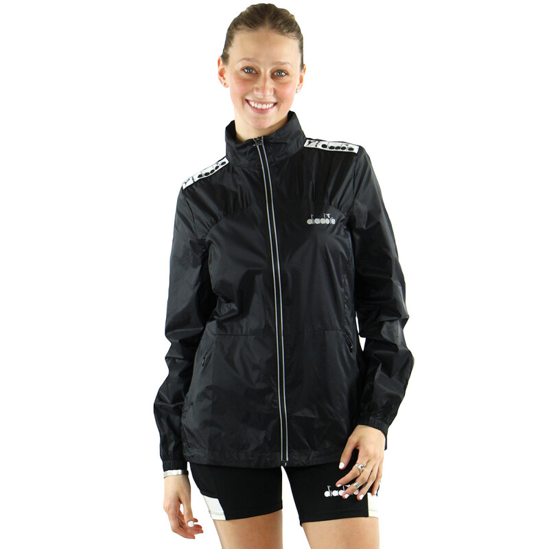 Diadora T2 L. Campera Lightweight Wind Jacket Negro