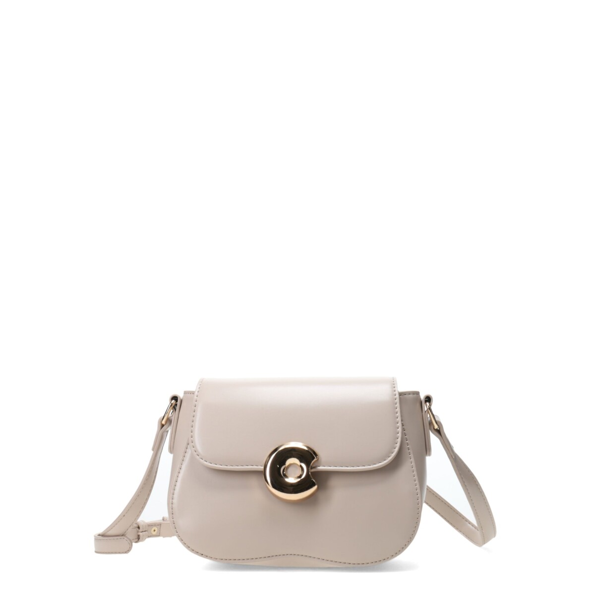 Cartera Miss Carol Lera Con Asa Larga - Nude 