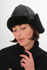 Gorro Leather Cool Negro
