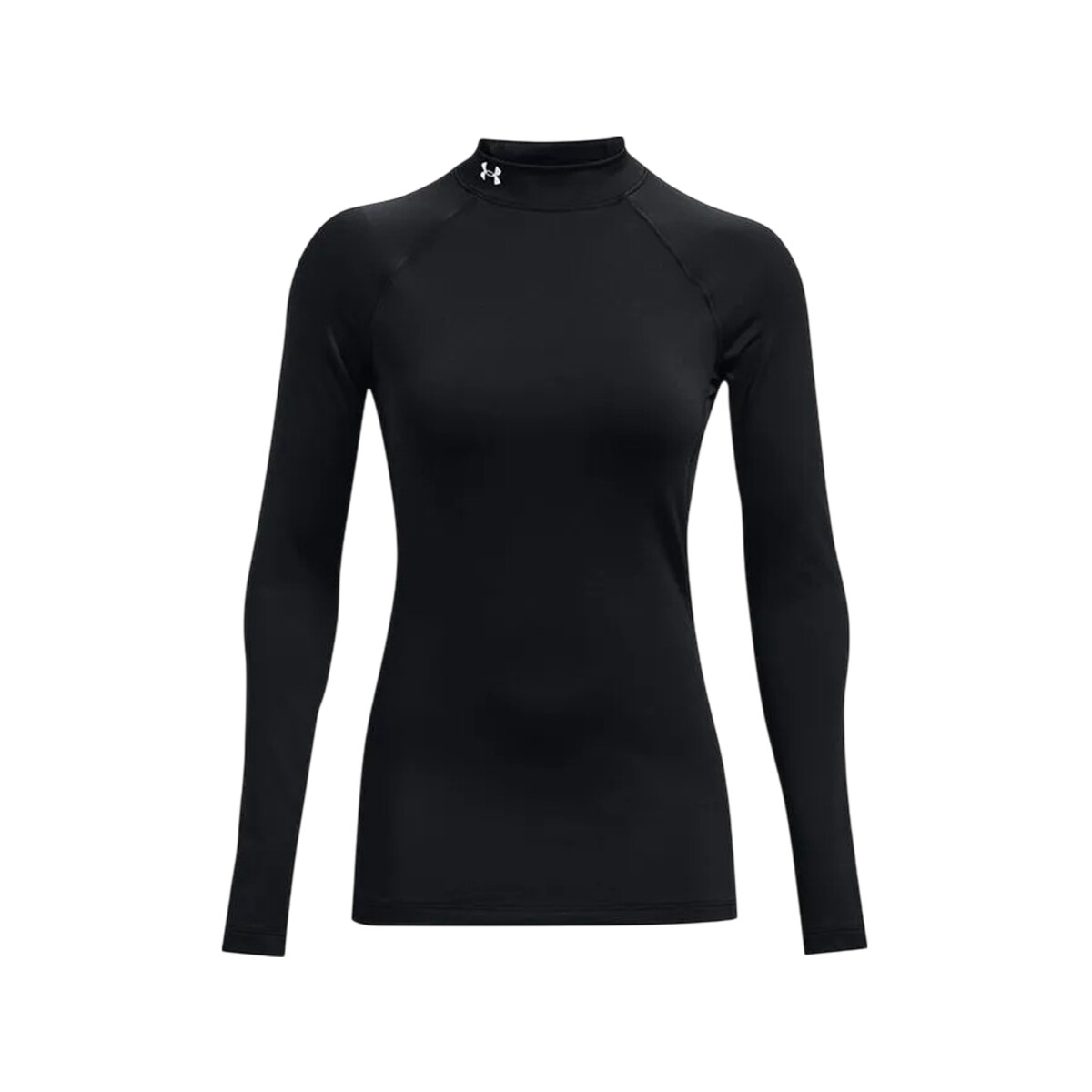 Remera Under Armour ColdGear Authentics Mockneck - Black 