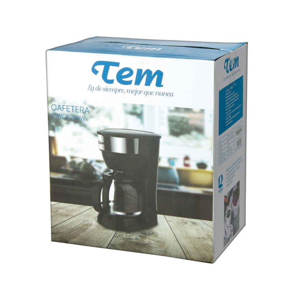 Cafetera Por Goteo Negra 900 W - Modelo Z7400 - Tem Cafetera Por Goteo Negra 900 W - Modelo Z7400 - Tem
