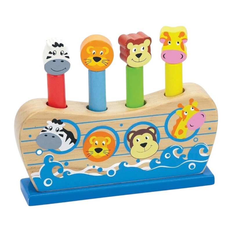 Juguete Pop Up Madera Animales Viga Juguete Pop Up Madera Animales Viga