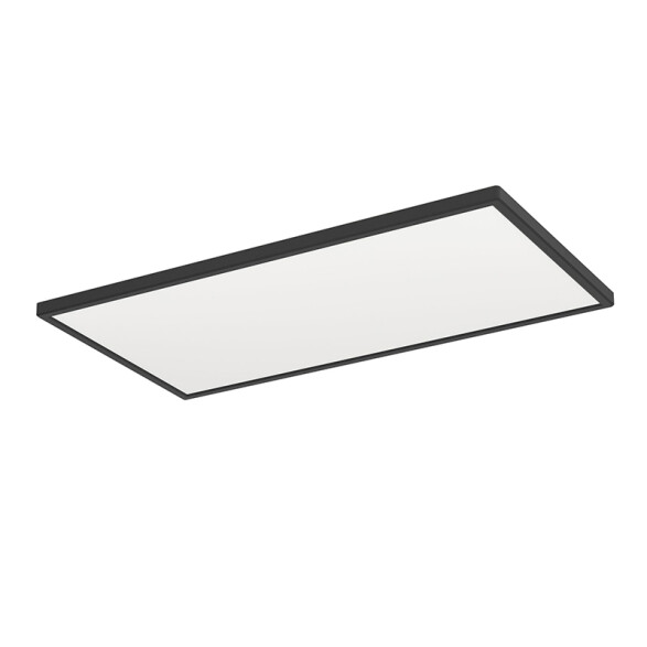 Plafón negro IP44 LED 17,2W 3 tonos 58X31cm ROVITO EG3620