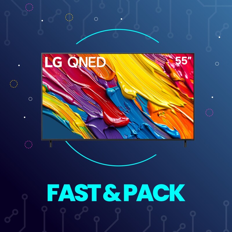 Fast&Pack Smart TV LG QNED 4K 55¨ + Instalación Fast&Pack Smart TV LG QNED 4K 55¨ + Instalación