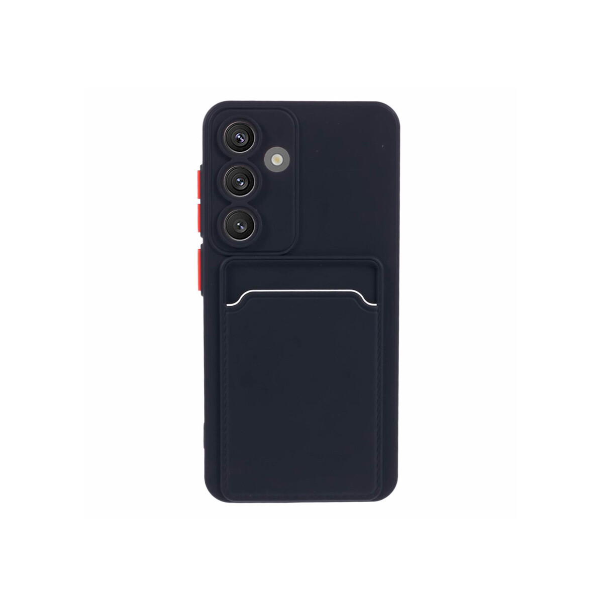 Protector Samsung Galaxy S24 Plus con porta tarjeta color negro 