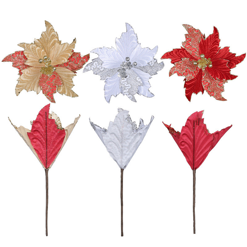 Flor artificial estrella federal 28 cms N/a