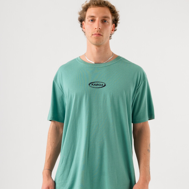 REMERA VERDE LOGO METAL REMERA VERDE LOGO METAL