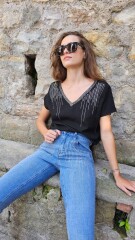 Blusa Diadema Negro