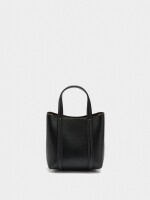 Bolso Tote Con Bandolera S negro