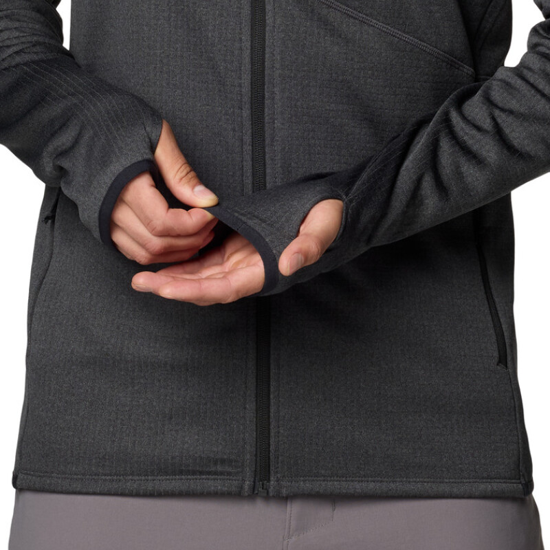 Campera Park View Fleece Hombre BLACK / SHARK