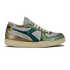 Diadora Mi Basket Row Cut Metal Pigskin Used Beige