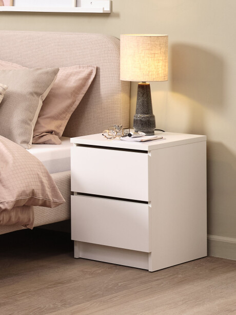 Mesa de luz LIMFJORDEN 2 cajones blanco Mesa de luz LIMFJORDEN 2 cajones blanco