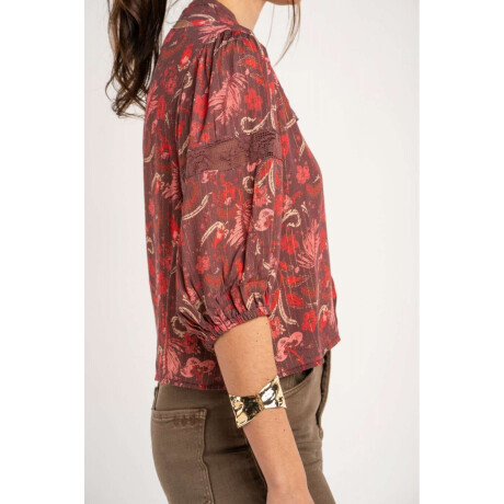 Blusa Estampada Manga Larga Print