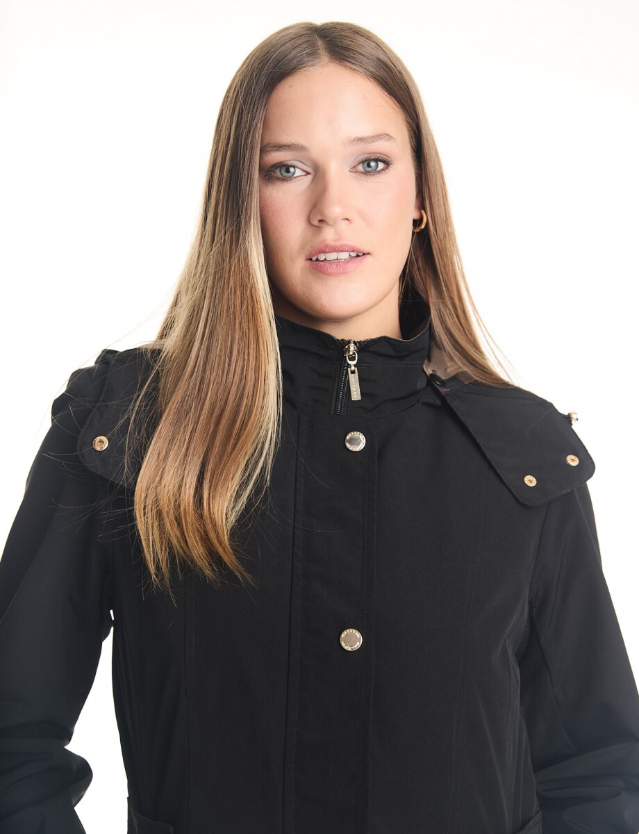 Gabardina Impermeable - Negro 