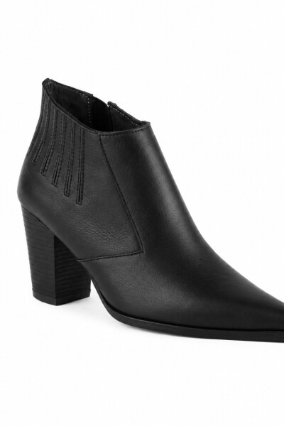 Botin con elastico Negro