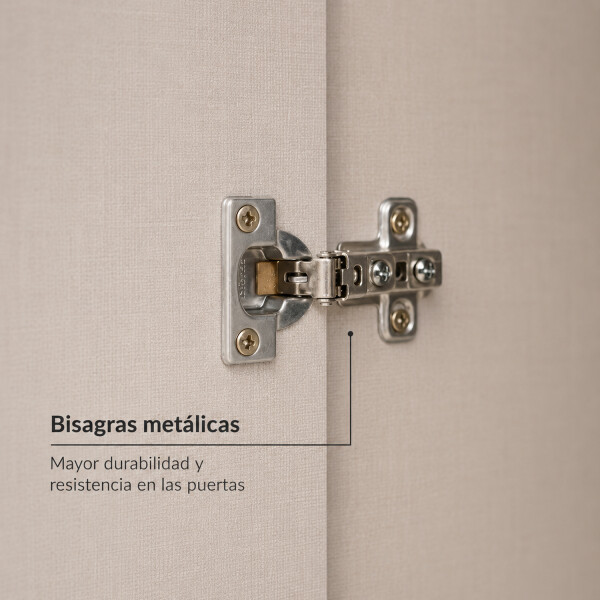 Placard Ropero Star 4 Puertas Con 2 Cajones 5912 MARRON