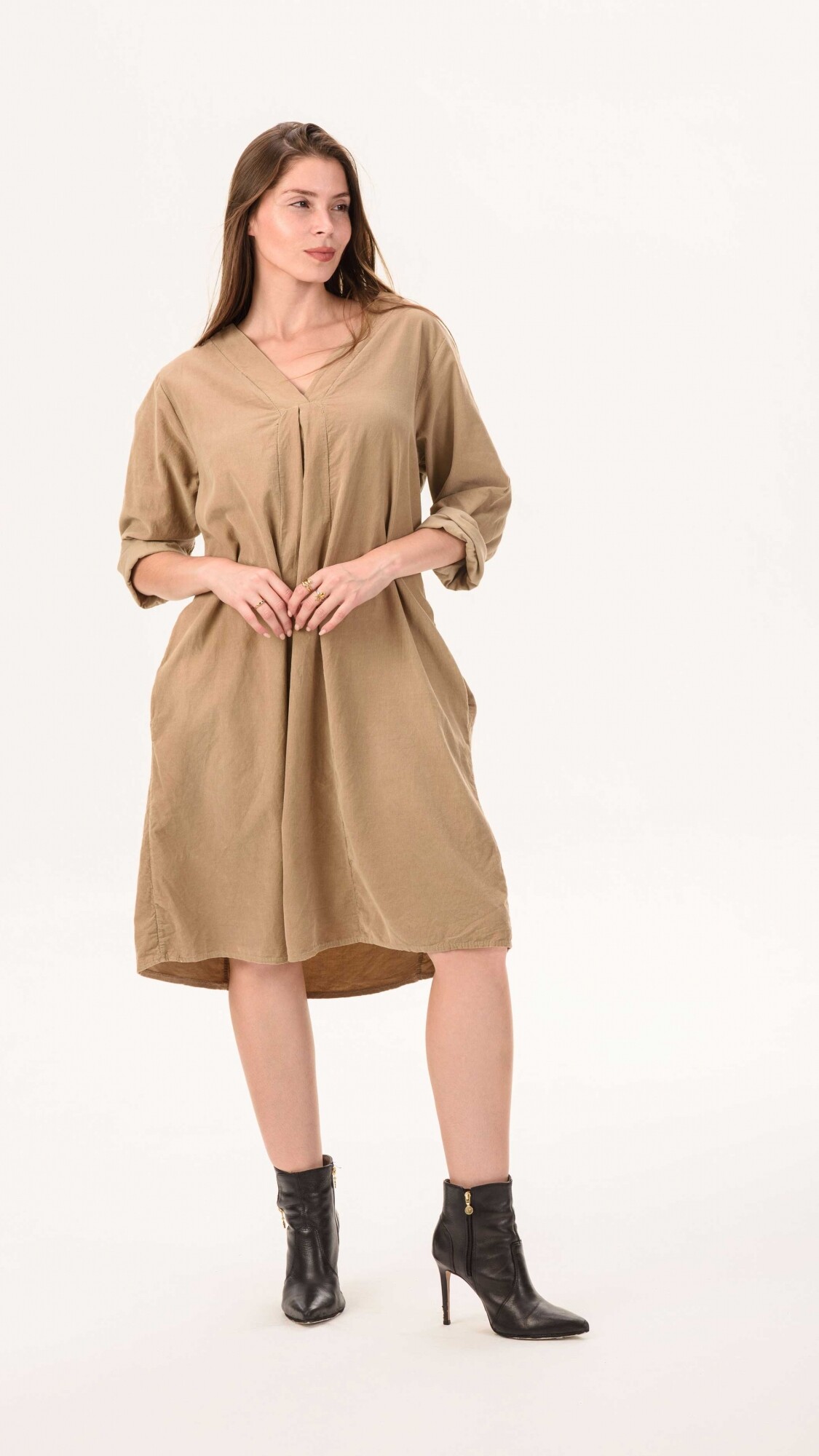 Vestido Asti beige