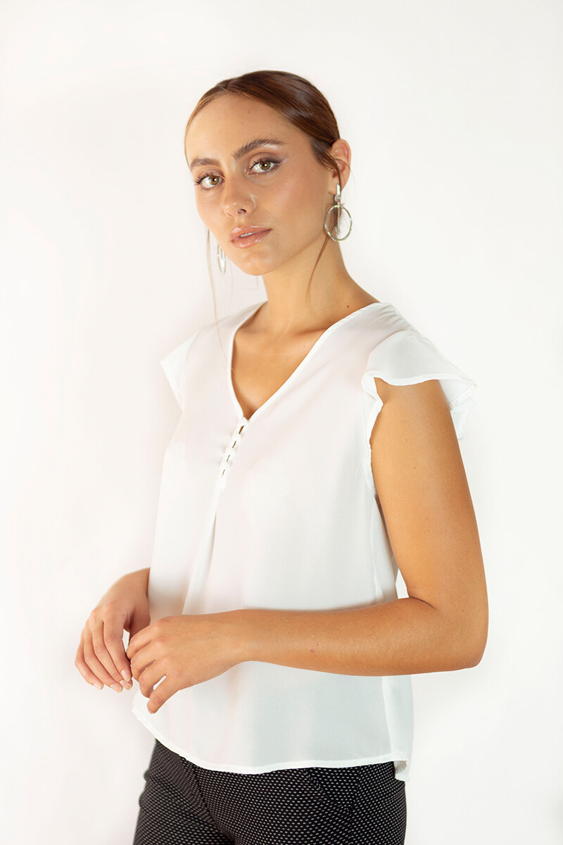 Blusa Color Blanco