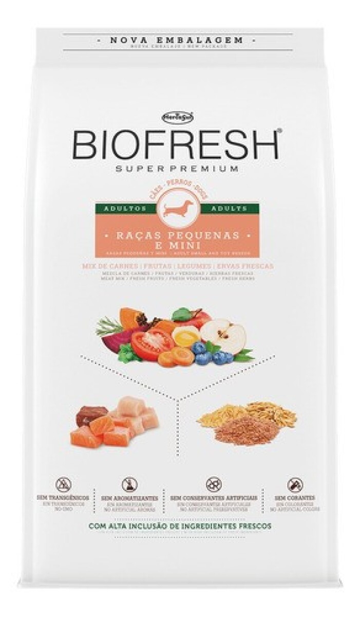 ALIMENTO PERROS BIOFRESH RAZAS PEQUEÑAS 3KG 