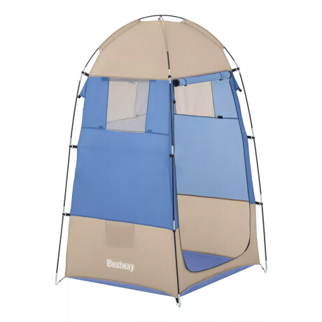 Carpa Camping Baño Bestway Super Comoda Calidad 1x1x1.9mts Celeste/beige
